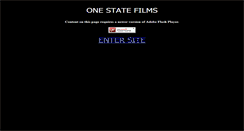 Desktop Screenshot of onestatefilms.com