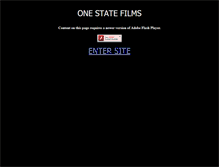 Tablet Screenshot of onestatefilms.com